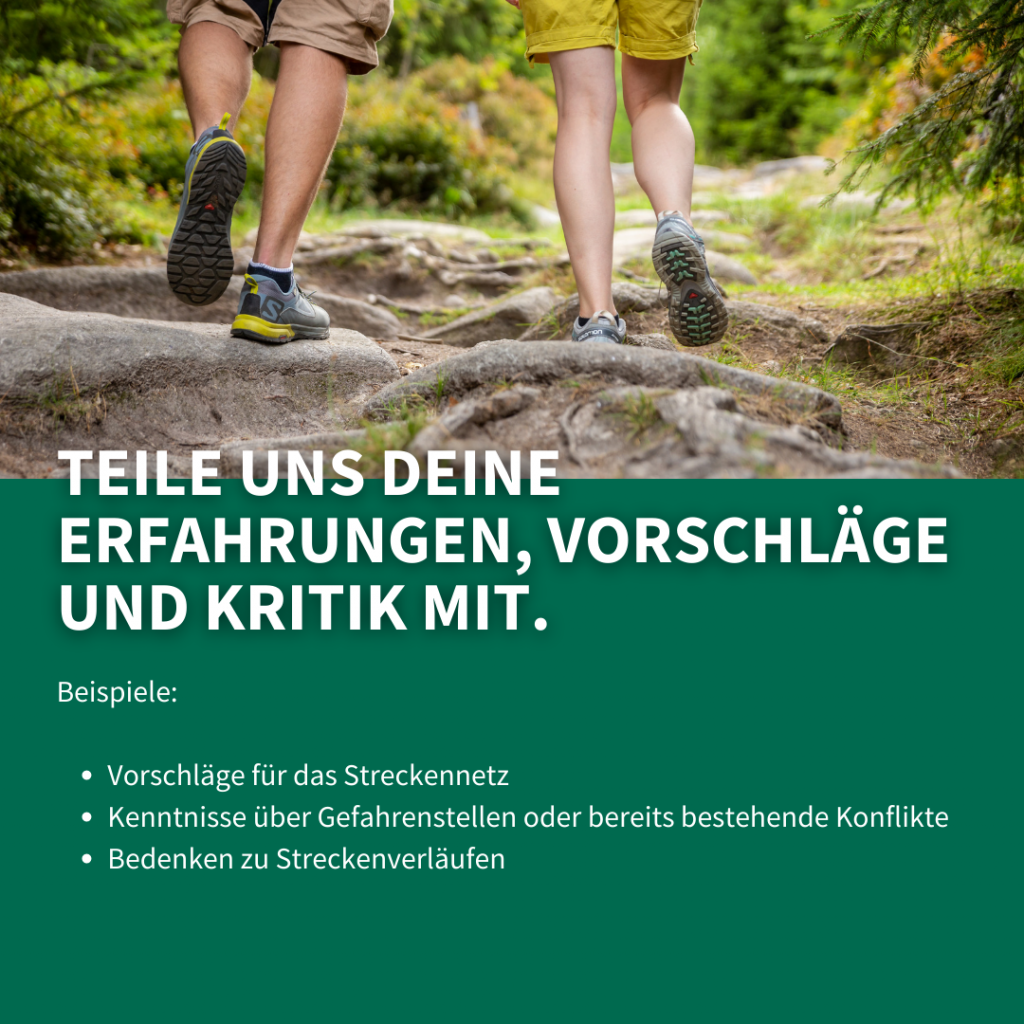 Modellprojekt-Qualitätssteigerung und Besucherlenkung Wandern, Mountainbike und Trekking in den Naturparken Fichtelgebirge und Steinwald