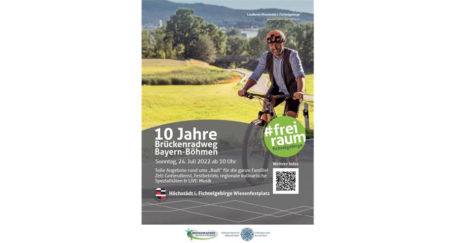10-jährige Jubiläumsveranstaltung des Brückenradwegs Bayern-Böhmen